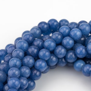 Lapis Jade-JADE Liso Redondo- 6 mm 8 mm 10 mm 12 mm-Fio Completo 15,5 polegadas
