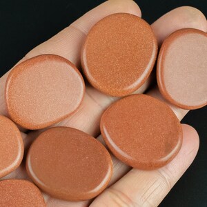 Sandstone Small Flat Disk Pieces Healing Stones about 1&quot; across Pre-charged