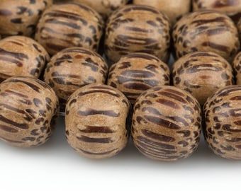 Natural Coconut Wood Roundel Shaped Beads with 2.0mm Holes