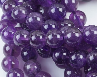 Purple Amethyst Beads Strand of 12 Inches