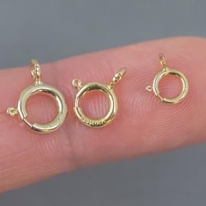 Gold Filled Open Spring Ring Clasp 14/20 Gold Filled USA Product image 1