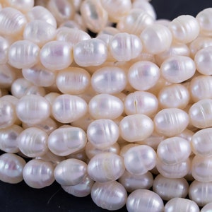Natural Freshwater Pearl Potato Pearls 8x9mm