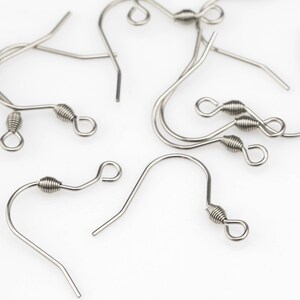 Stainless Steel Earring Fishhooks Wire-20mm