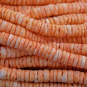 Puka Shell- 6mm-  Strand 24 inch Strand