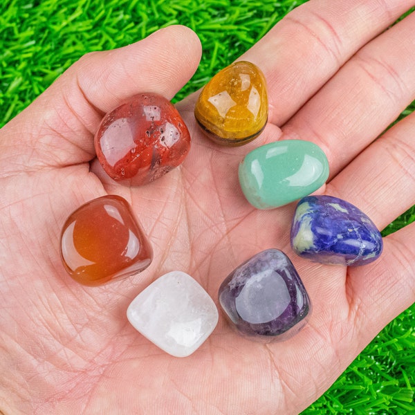 Chakra Stones Mix Med Tumbled Stones Kit