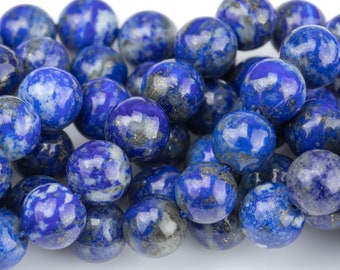 8MM Natural A Lapis Lazuli beads,15 inches per strand,Lapis Lazuli Smooth Round Loose beads wholesale supply,Diy beads