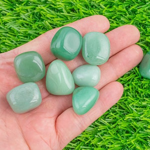 1 pc Natural Green Aventurine Medium Large Tumbled Stone- 0.8-1.5 inch