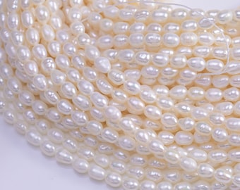 Natural Freshwater Pearl Potato Pearls 3-4mm