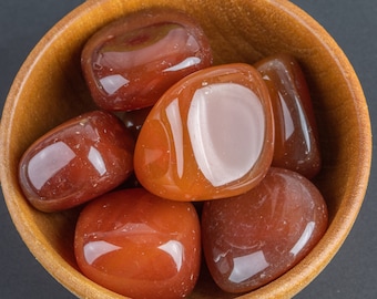 Nuggets de cornaline naturelle, pierre de guérison pour chakra en cristal - Préchargée