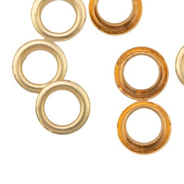 Gold Filled 3mm 4mm Beads Grommet Hole size 2mm 3mm