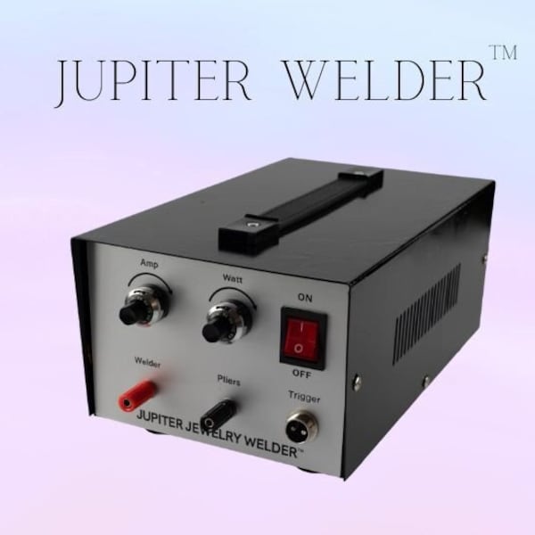 Permanent Jewelry Welder PRESET and READY to USE Jupiter Brand Arc Welder for Welding gold filled jump rings sterling silver tungsten needle