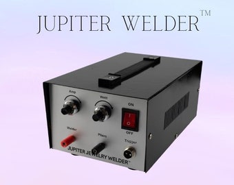 Permanent Jewelry Welder PRESET and READY to USE Jupiter Brand Arc Welder for Welding gold filled jump rings sterling silver tungsten needle