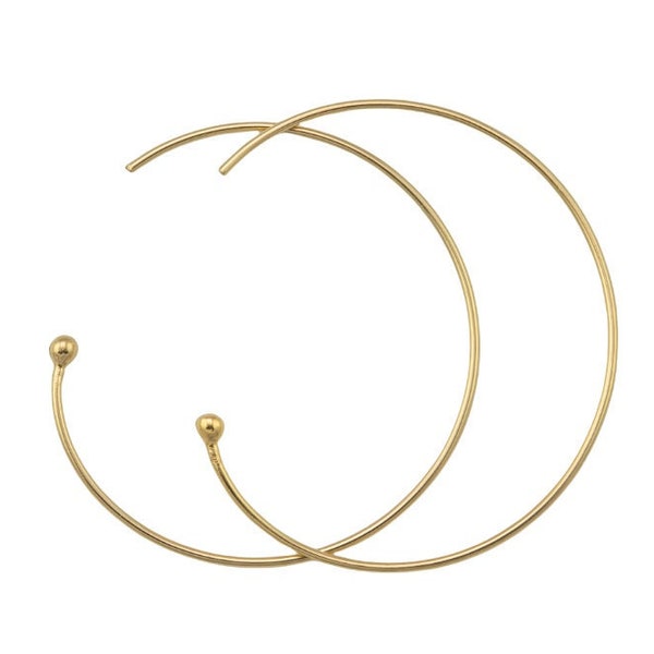 Gold Filled Hoop Earing- 14/20 Gold Filled- USA Product-18mm and 26mm