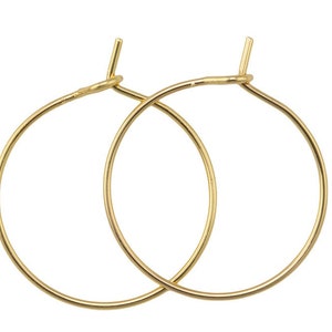 Plain hoop earrings in best sale bulk