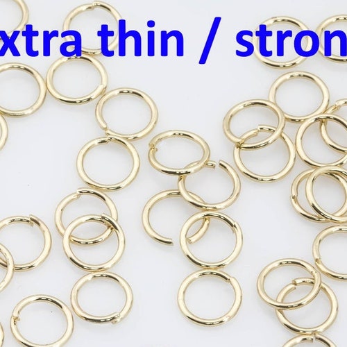 Gold Filled SUPER STRONG/ Extra THIN Gold Filled Jump Rings Etsy