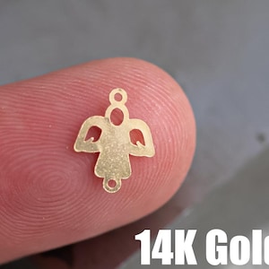 Engel-Verbinder - 14Kt Gold gefüllt Sterling Silber - Verbinder - Permanent Schmuck Versorgung
