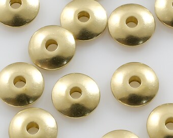 4mm 3039C-M-7 100pcs Raw Brass Bead Spacer