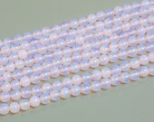 Gorgeous Pink Opalite Quartz, High Quality in Smooth Round- 4mm, 6mm, 8mm, 10mm, 12mm, 14mm-Full Strand 15.5 inch Strand