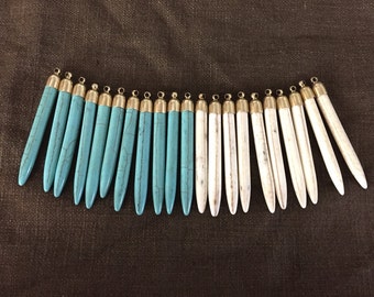 white turquoise etsy