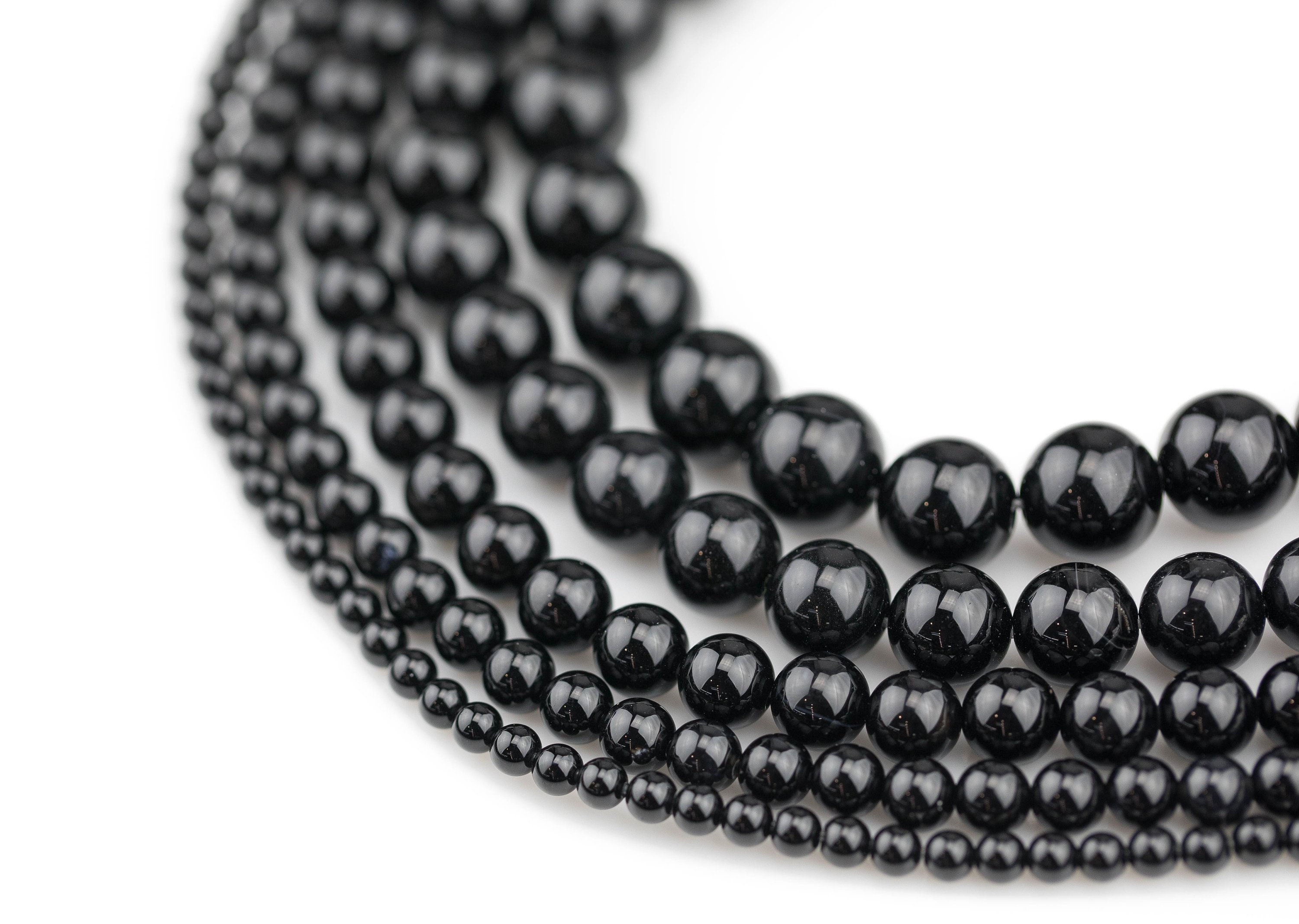 Onyx Beads AAA Grade Black Onyx Round Beads 3mm 4mm 6mm 8mm - Etsy
