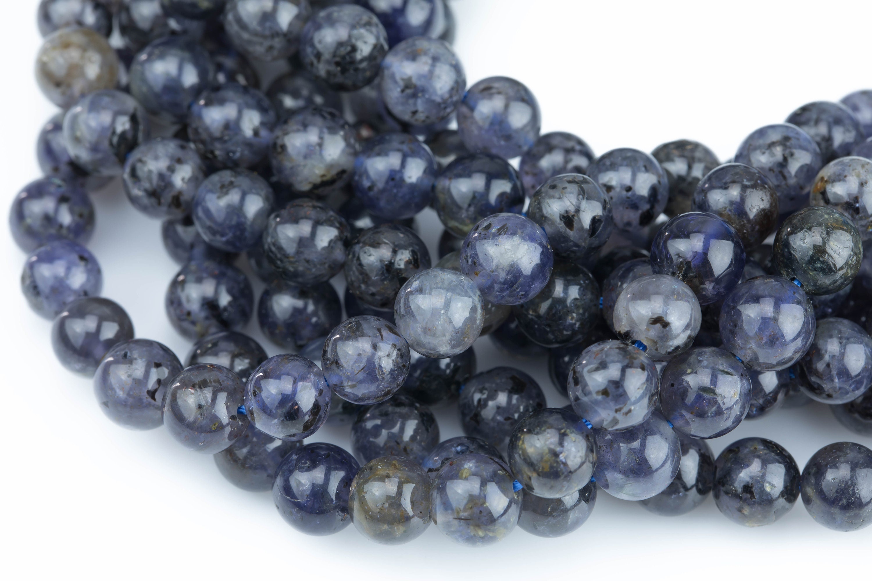 Natural Iolite Beads Full Strands-15.5 inches Nice Size | Etsy