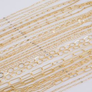 Gold Filled Chain by the Foot USA Made Wholesale Chain, Perfect For Permanent Jewelry Made in USA image 3