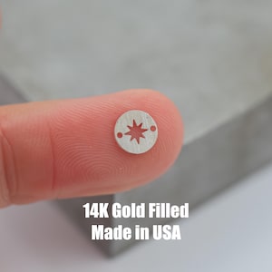 Nordstern-Anschluss Permanentschmuck-Anschlüsse 14K Gold gefüllt oder 925 Sterling Silber Gold gefüllte Anschlüsse Armband-Halsketten-Versorgung