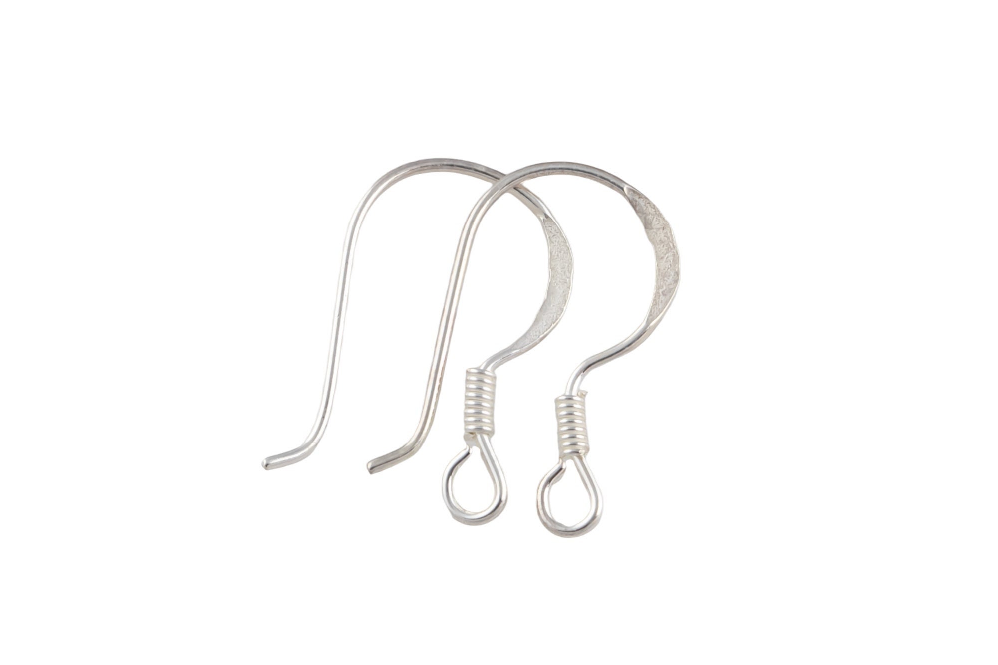 Sterling Silver Flat Fish Hook Ear Wires w/Bead – The Bead Merchant