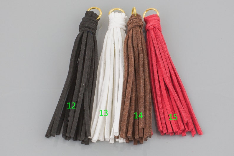 3 Pcs Suede TASSEL Tassles High Quality image 2