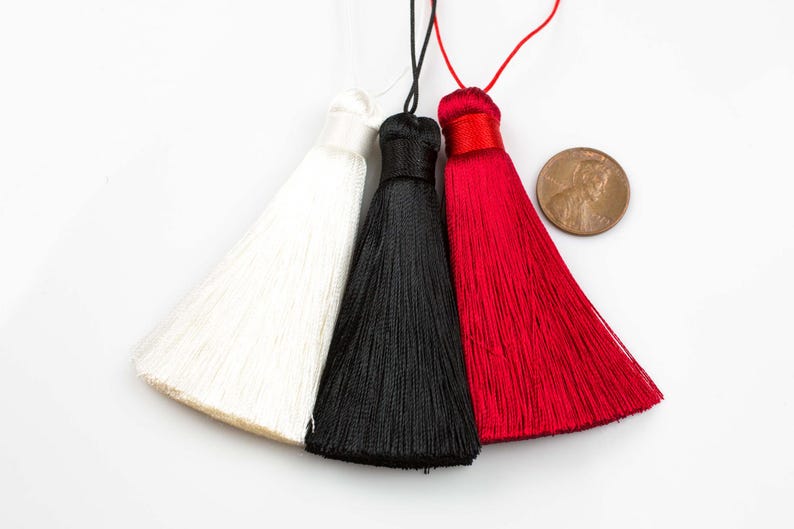3 Pcs High Quality Extra Thicksilk TASSEL TASSLE Silk Tassels Etsy