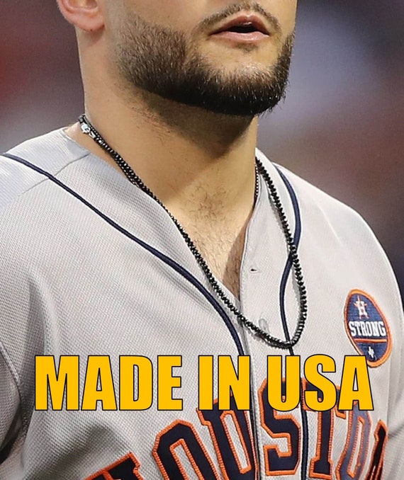 ASTROS PITCHER Lance Mccullers's Black Necklace Natural Black