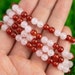 Carnelian Bracelet Rose Quartz 6mm Stretchy String Bracelet 6mm Natural Gemstone Bracelets Pre-charged Handmade Jewelry 