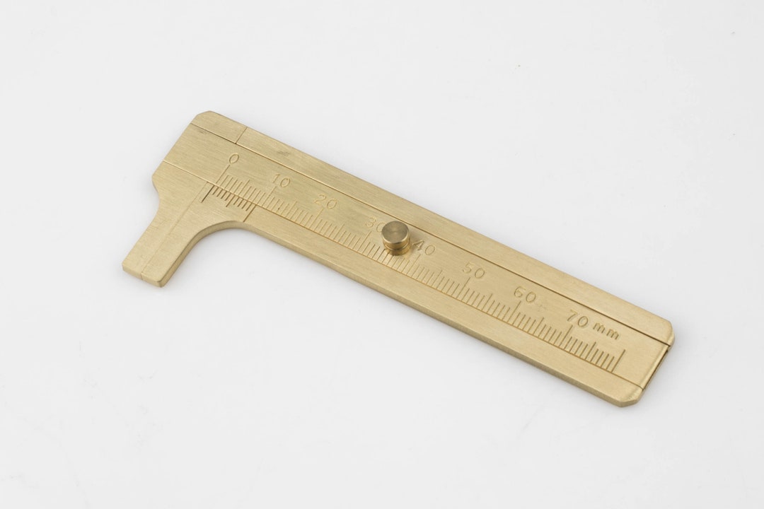 Brass Caliper Bead Measuring Tool Millimeter High Quality Soft Edge