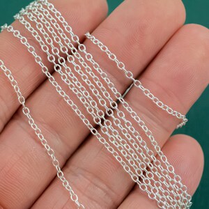 2.0mm Sterling silver Round Cable Chain