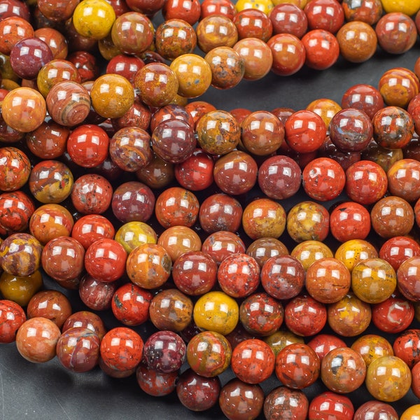 Natural Moroccan Seam Agate Beads 6mm 8mm 10mm Round Beads 15.5" Strand