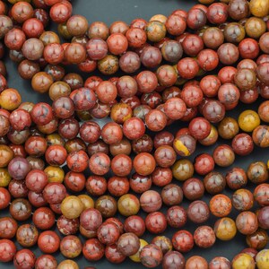 Natural African Agate smooth round sizes 4mm, 6mm, 8mm, 10mm, 12mm Smooth Gemstone Beads