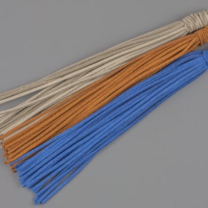 2 Pcs-- Suede TASSEL Tassles High Quality 7.5 inches Extra long and Thick image 2