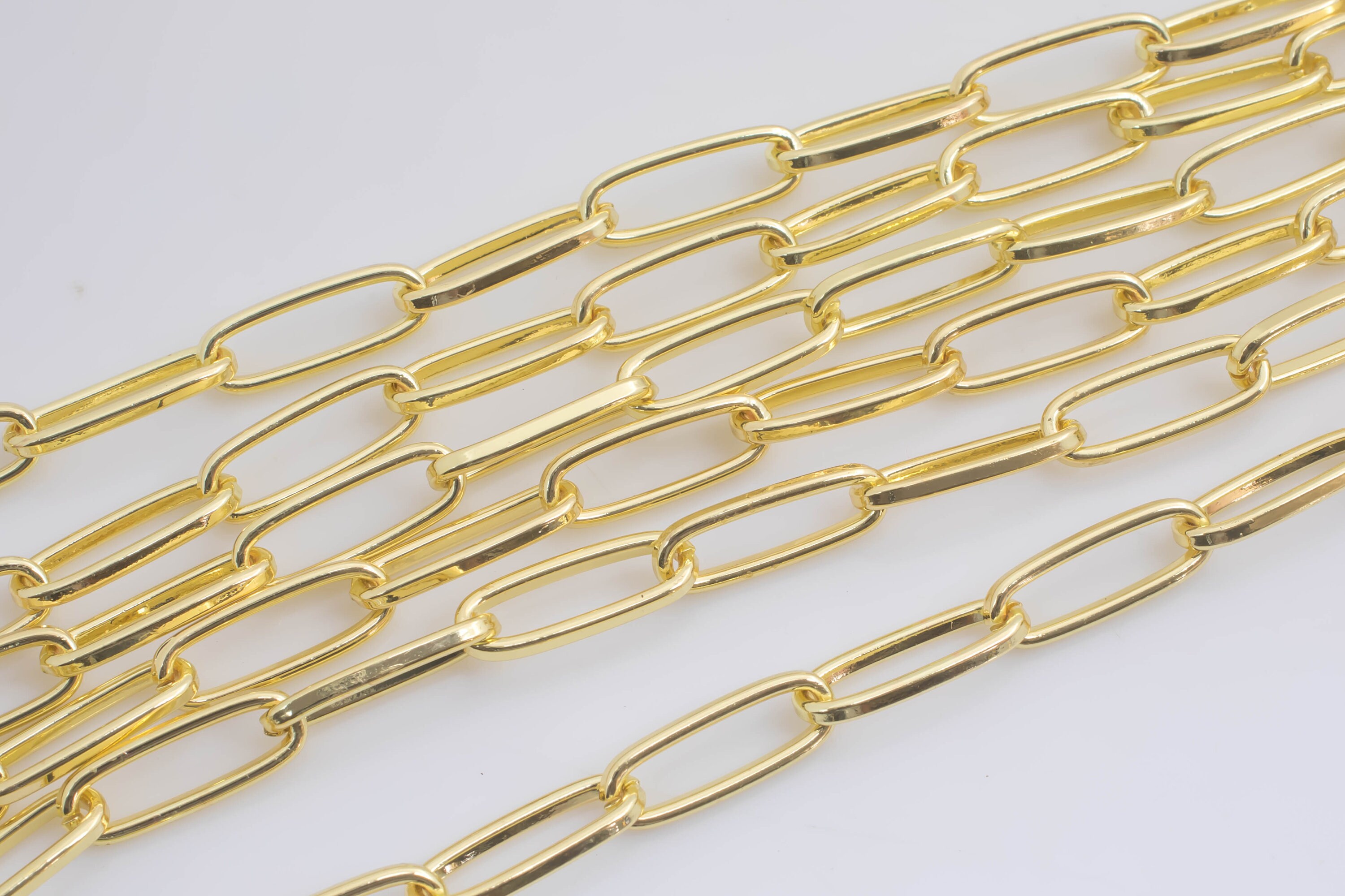 Chunky Paperclip Chain Necklace 8x21mm 14kt Gold Filled Jumbo Etsy
