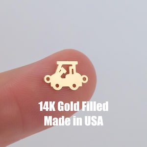 Golf Cart Florida Connector - 14-karatowe złoto lub srebro wysokiej próby - Sun Connectors - Bransoletka lub naszyjnik - Stałe zaopatrzenie w biżuterię