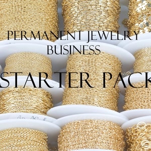 Permanent Jewelry Business Starter Pack-  Permanent Jewelry Kit- All supplies required to start Permanent Jewelry Business- No guess work