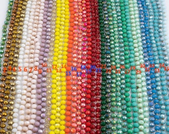 NEW BATCH!! Knotted crystal necklaces. Extra Long Hand-Knotted Crystal- Approximately 36-39 Inches Long- 8mm- Long Necklace