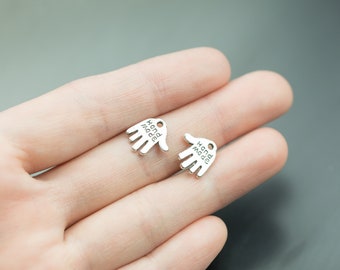 24 Hand Made Hand Charms 12mm- 1243-0073