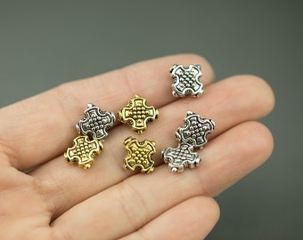 14 Cross Beads 12mm 449-10142