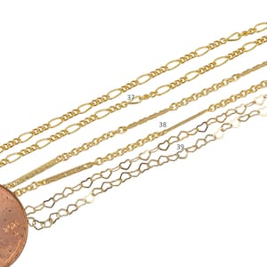 Gold Filled Chain by the Foot USA Made Wholesale Chain, Perfect For Permanent Jewelry Made in USA image 8
