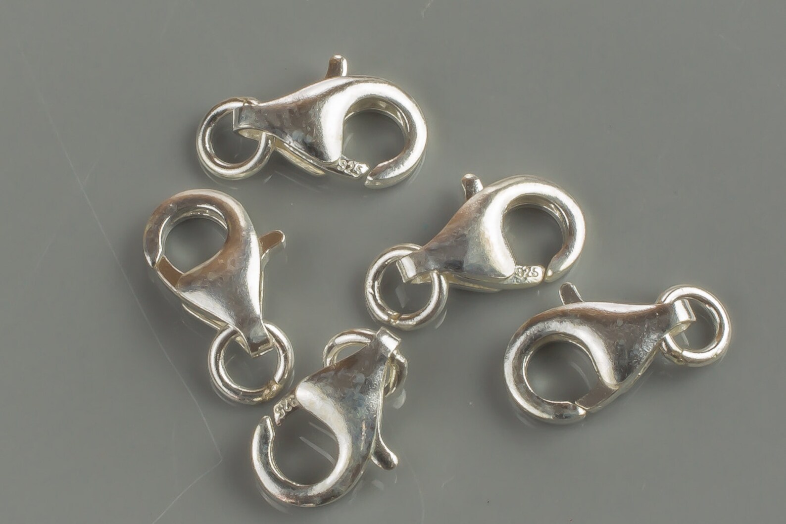 Sterling Silver Lobster Clasps 925 Lobster Clasp 4 Sizes Etsy