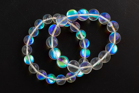Bracelet En Perles De Quartz Fumé Naturel 8mm - Pierre Ronde, Extensible, Chakra, Fait Main, Qualité AAA