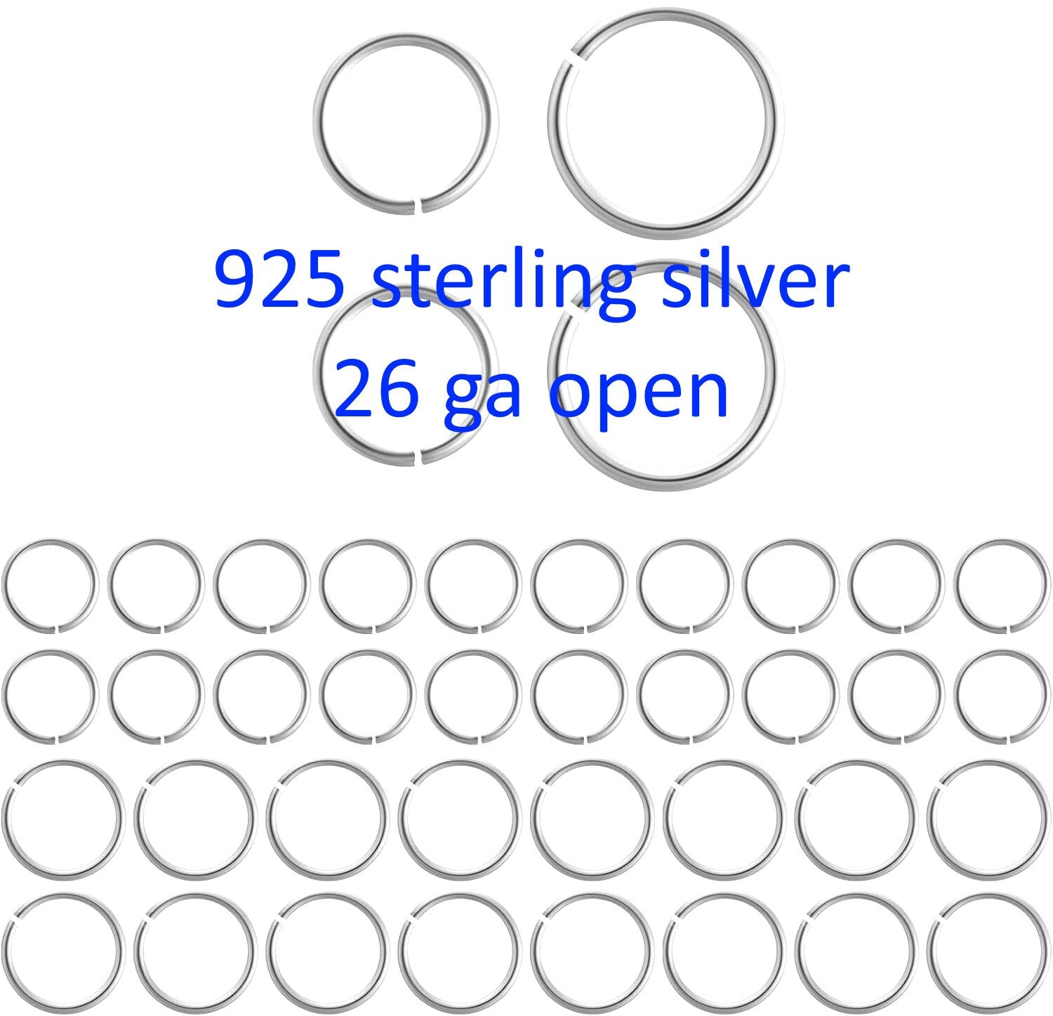 Sterling Silver Jump Rings For Jewelry Making Sterling Silver Jump