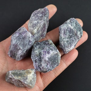 1 pc Rough Dark Amethyst Chunks Gemstone- 1-2 inch