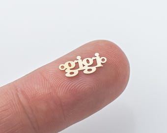 Permanent Gigi Connector - 14kt gold filled or Sterling Silver - Made in the USA - Custom