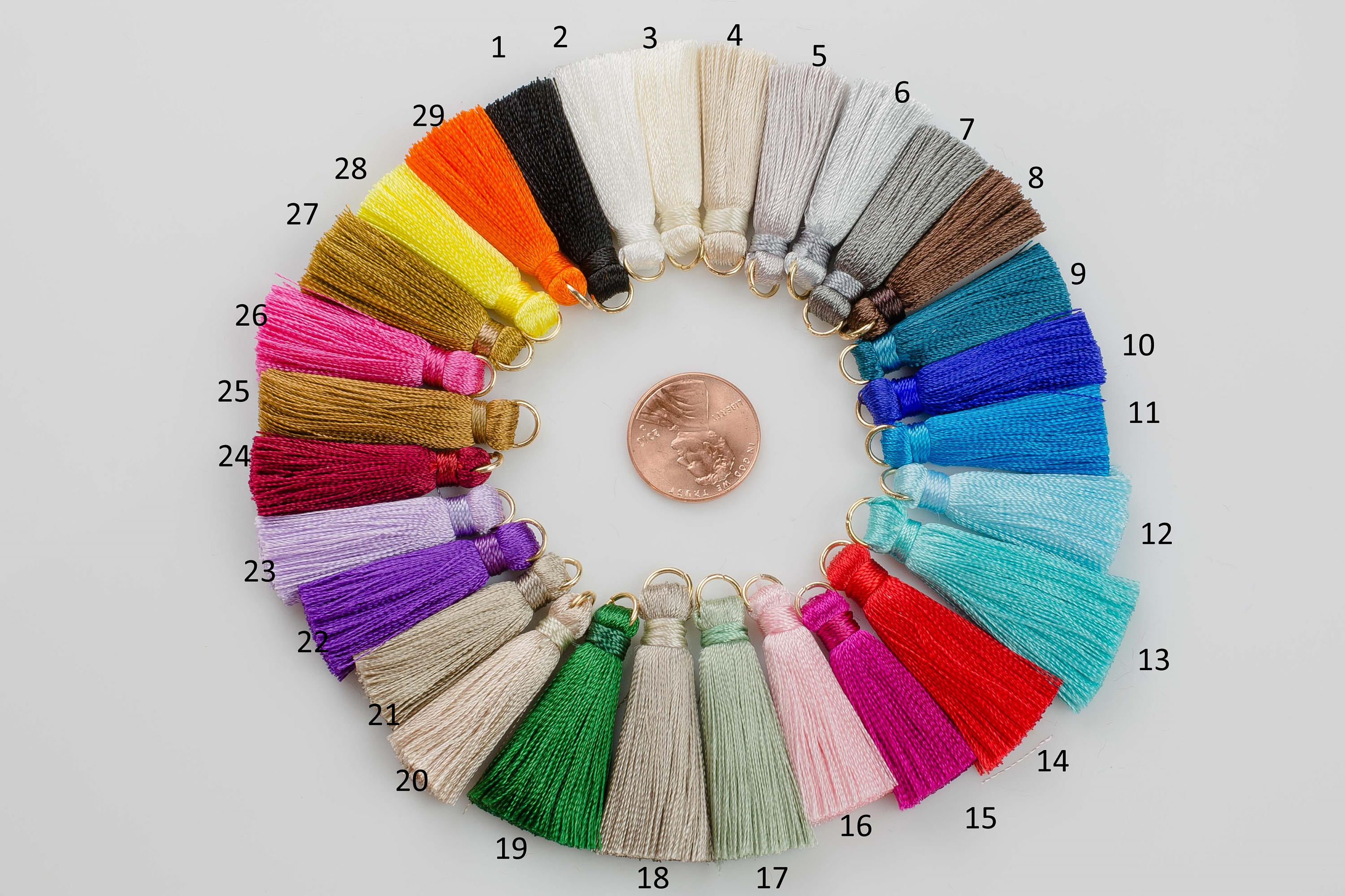 SILK TASSEL TASSLE Silk Tassels Tassles High Quality Small Etsy